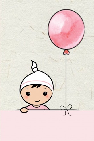 Gribbeltje DIY ballon meisje - Mara GB voor