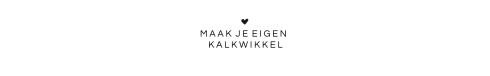 Maak je eigen kalkwikkel - medium