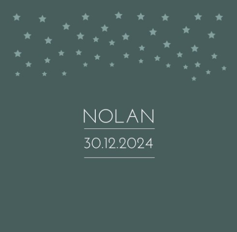 Milestone met sterren - Nolan voor