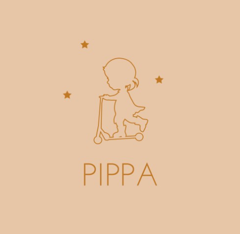 Milestone geboortetegel meisje op step - Pippa