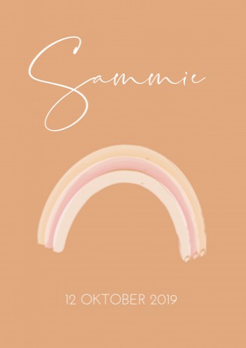 Poster Regenboog Sammie - 21x30