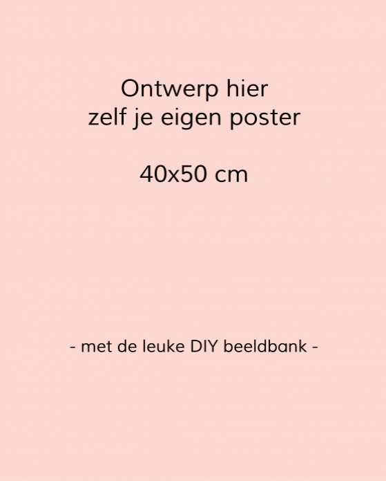 Poster 40x50 voor
