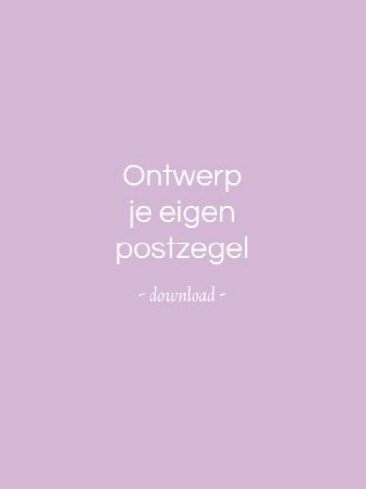 Postzegel bestand zelf maken als download