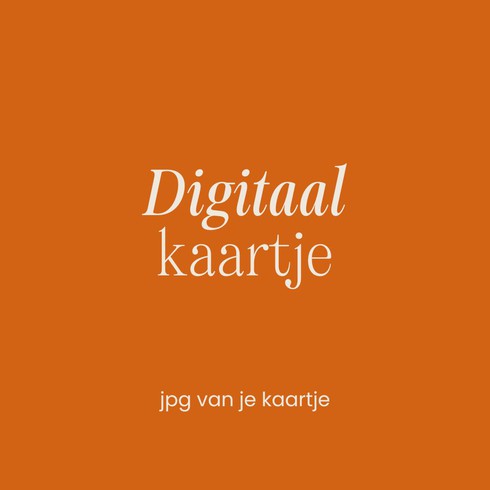 Digitaal bestand kaartje