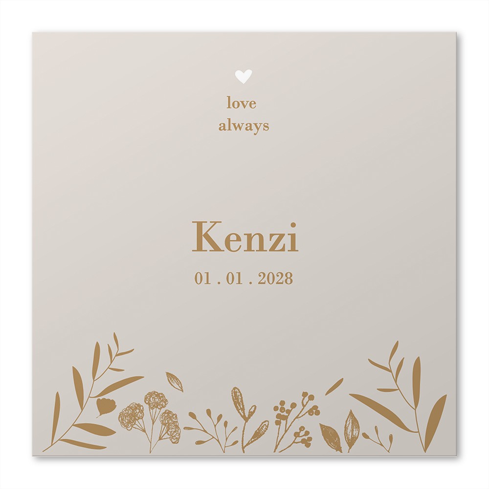 Raamsticker - Kenzi 50x50