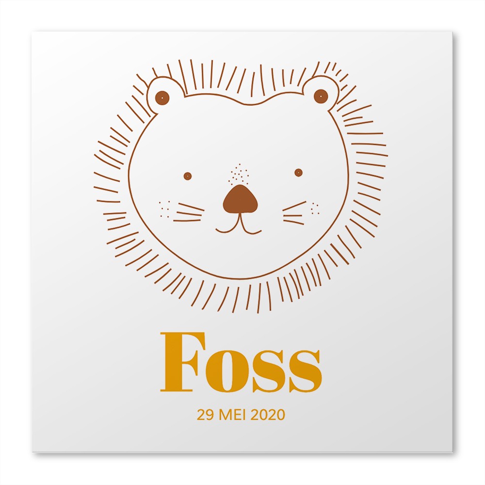 Raamsticker - Foss 50x50