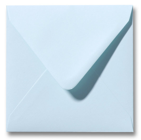 Envelop 14x14  zachtblauw