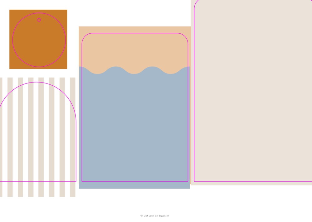 Trouwkaart Lets celebrate - stapelkaart met rondje