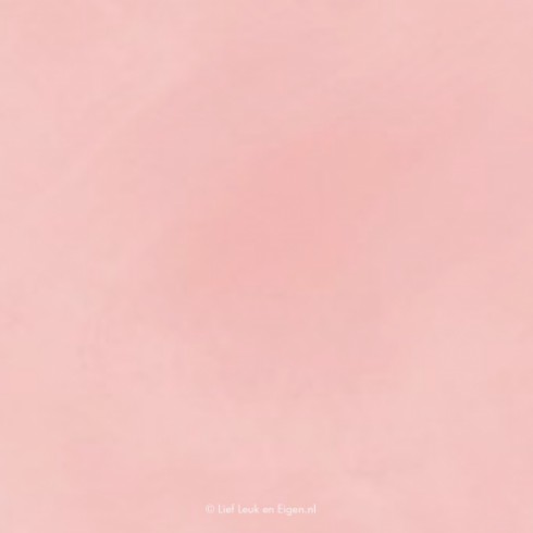Velvet geboortekaartje roze maan en sterren - Bibi