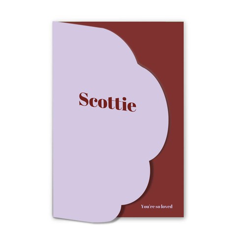 Vrolijke pocketfold 10x15 - Scottie