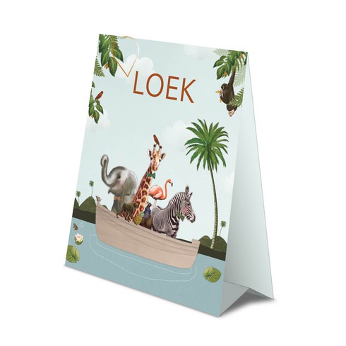 voorkant-tentkaartje-lieve-kaarten-dieren-jungle-Loek