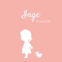 Geboortekaartje - Inge - SC