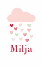 Geboortekaartje Milja - GB