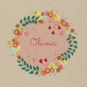 Geboortekaartje Olivia- Dits en Dots