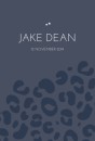 Geboortekaartje panterprint Jake Dean - DIY