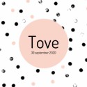 Geboortekaartje Tove Roze - ZZ 