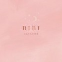 Velvet geboortekaartje roze maan en sterren - Bibi