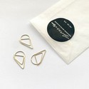 Paperclips - druppel - goud