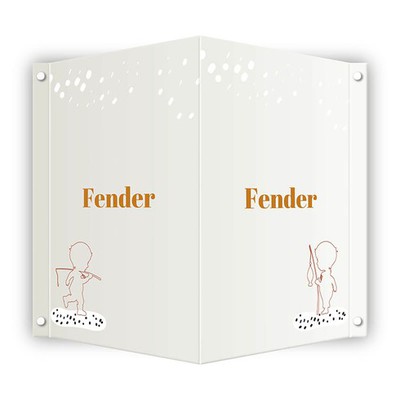 Fender-geboortebord-50x70