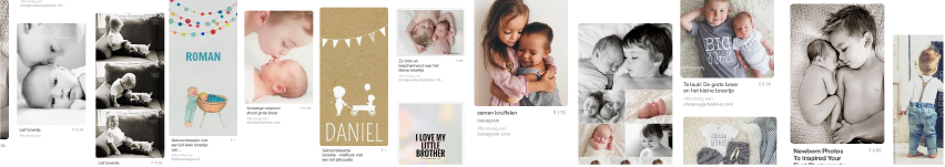 Een overzicht van de mooiste geboortekaartjes en foto's voor een broertje