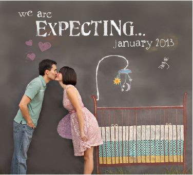 Expecting - leuke aankondiging zwanger
